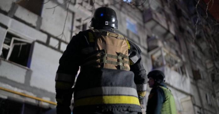 Наслідки російської атаки на Запоріжжя, фото: Запорізька ОВА